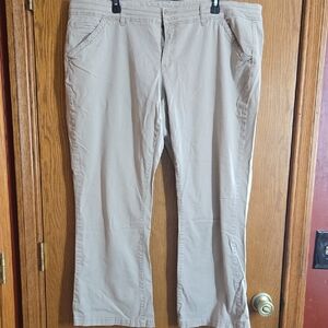 Maurices Women's Tan Boot Cut Pants